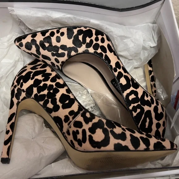 Nine West TatianaP5 Pumps in Pink Multi Pony - SZ6 -sexy! - Picture 10 of 12